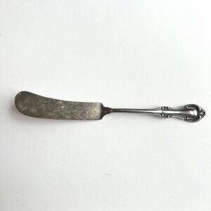 International Silver Joan of Arc Master Butter Spreader Knife Sterling 7" 44g